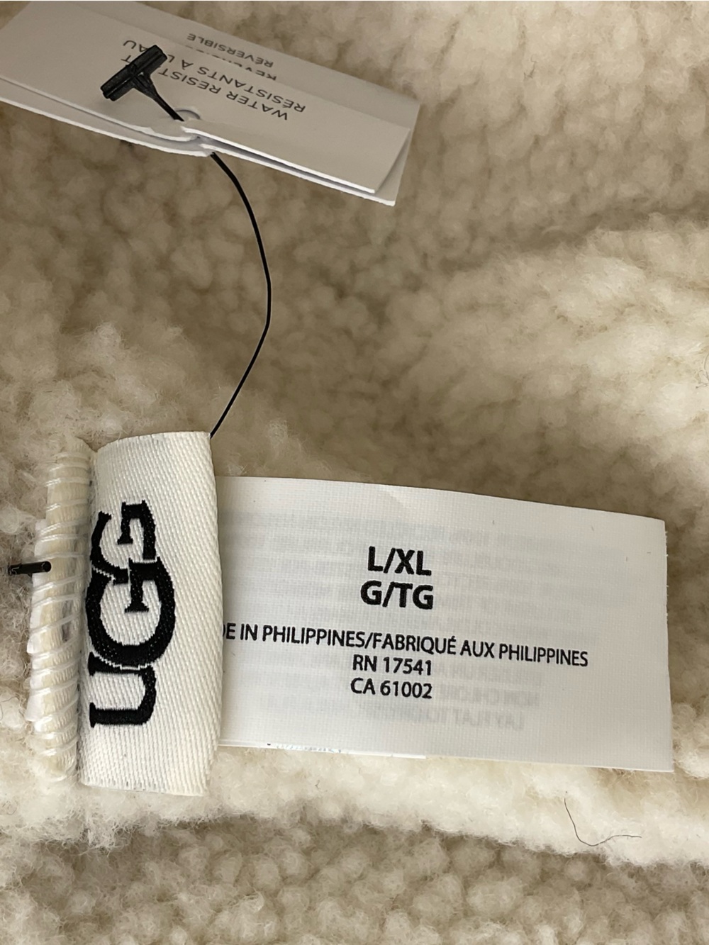NWT UGG Women's Reversible AW Uggfluff Chestnut Bucket Hat Size L/XL - Picture 7 of 11